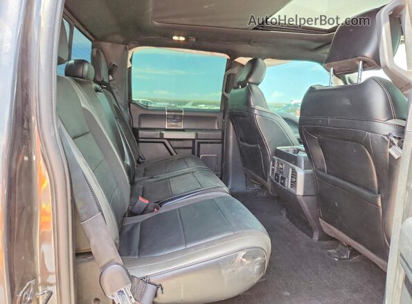 1FTFW1RG4KFB12122 2019 FORD F150 Gray Vista de los asientos traseros