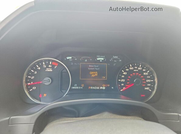1FTFW1RG4KFB12122 2019 FORD F150 Gray Vista del cuadro de instrumentos