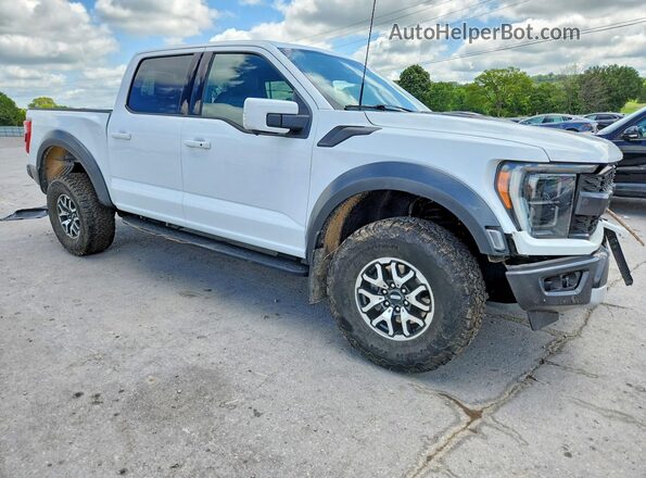 1FTFW1RG4NFB99864 2022 FORD F150 White Przód prawy