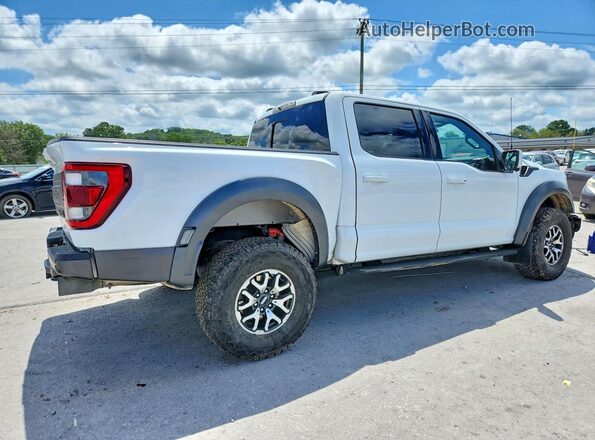 1FTFW1RG4NFB99864 2022 FORD F150 White Tył prawy