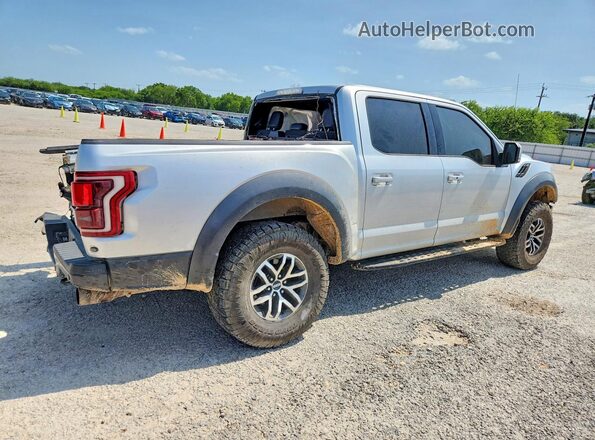 1FTFW1RG5HFA86204 2017 FORD F150 Silver Tył prawy