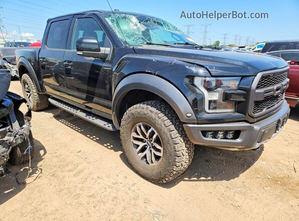 1FTFW1RG5HFC57596 2017 FORD F150 Black Առջևի աջ