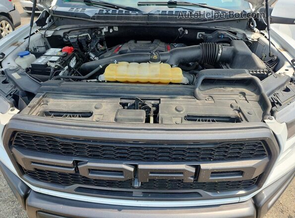 1FTFW1RG5KFA40329 2019 FORD F150 White Widok wnętrza z tyłu