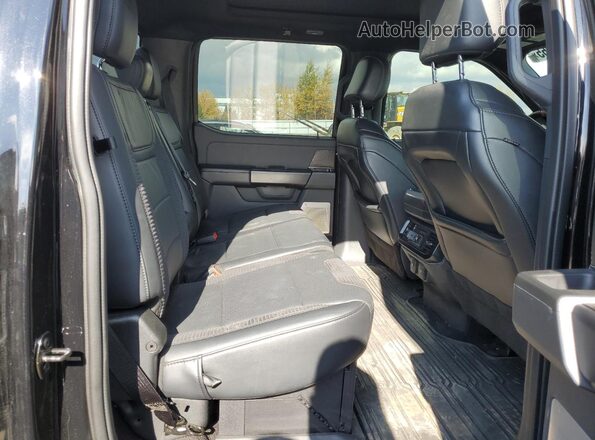 1FTFW1RG5NFA87297 2022 FORD F150 Gray Հետևի նստատեղերի տեսք