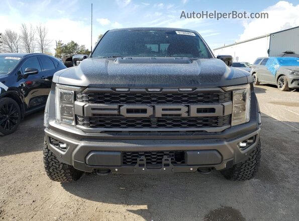 1FTFW1RG5NFA87297 2022 FORD F150 Gray Դիմացի տեսք