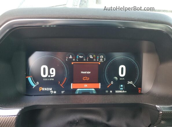 1FTFW1RG5NFA87297 2022 FORD F150 Gray Սարքավորումների վահանակի տեսք