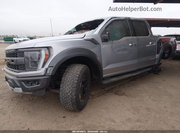 1FTFW1RG5PFA57008 2023 FORD F150 Gray Front left