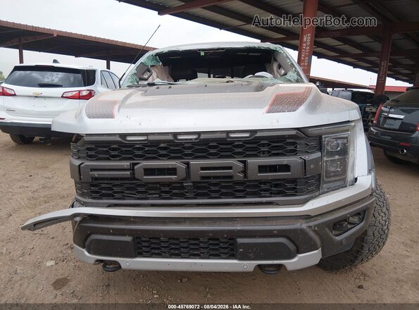 1FTFW1RG5PFA57008 2023 FORD F150 Gray Dashboard view