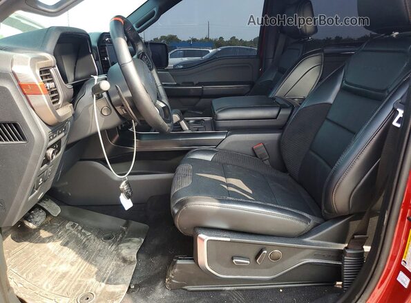 1FTFW1RG5PFC51652 2023 FORD F150 Red Front interior view