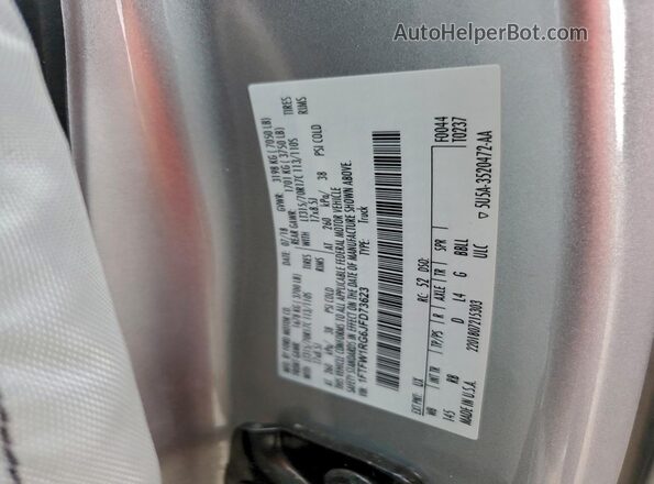 1FTFW1RG6JFD73623 2018 FORD F150 Silver 