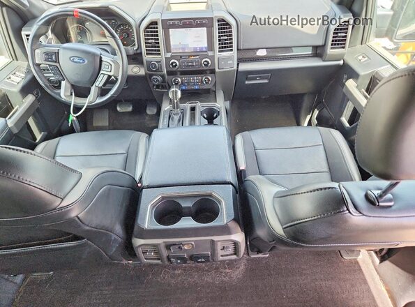 1FTFW1RG6LFC71399 2020 FORD F150 Black Вид панелі приладів