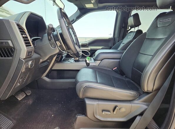 1FTFW1RG6LFC71399 2020 FORD F150 Black Вид салону спереду