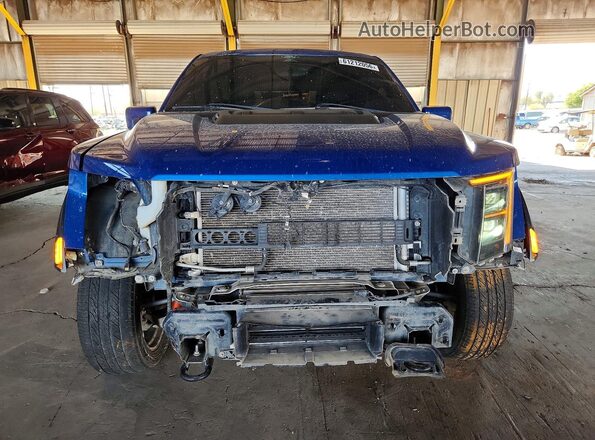 1FTFW1RG6NFB01613 2022 FORD F150 Blue Widok z przodu