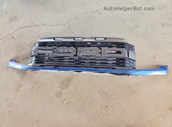 1FTFW1RG6NFB01613 2022 FORD F150 Blue Widok komory silnika