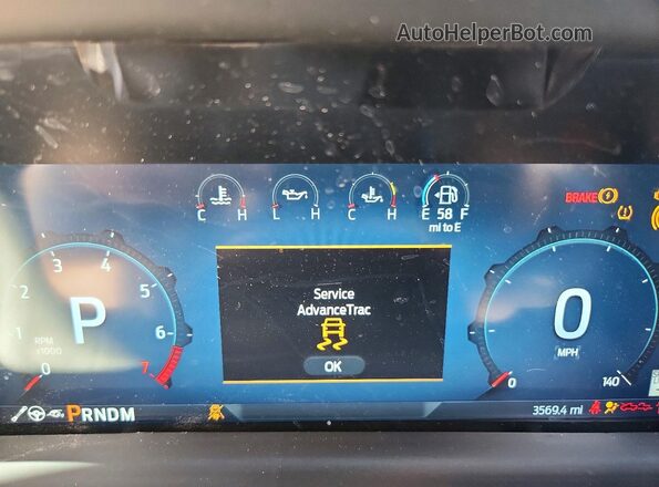 1FTFW1RG6SFB46949 2025 FORD F150 White Vista del cuadro de instrumentos