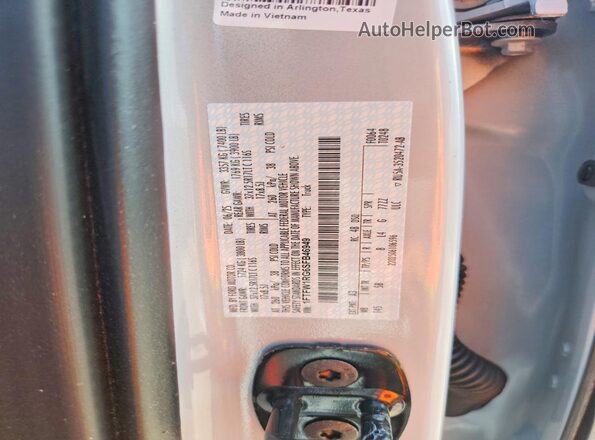 1FTFW1RG6SFB46949 2025 FORD F150 White Vista de la etiqueta del VIN