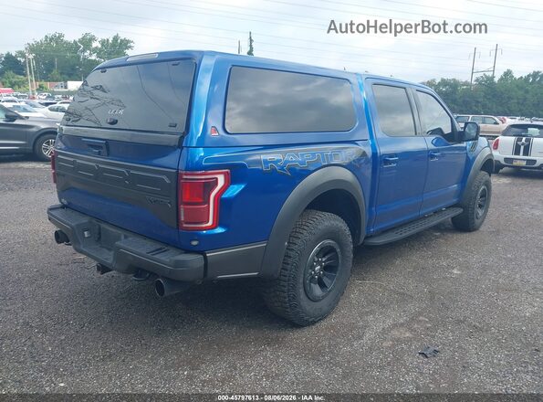 1FTFW1RG7JFD93718 2018 FORD F150 Blue Հետևի աջ