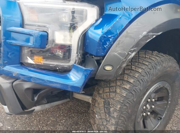 1FTFW1RG7JFD93718 2018 FORD F150 Blue Դիմացի տեսք