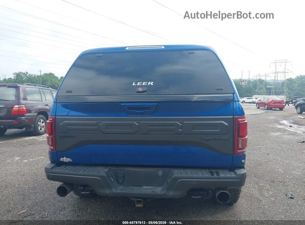 1FTFW1RG7JFD93718 2018 FORD F150 Blue 