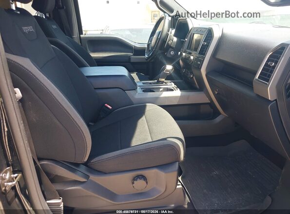 1FTFW1RG7KFA43913 2019 FORD F150 Black წინა სალონის ხედი