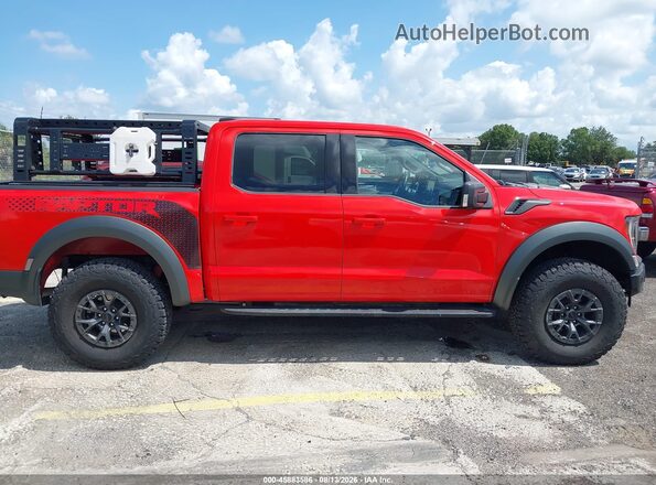 1FTFW1RG7MFC62731 2021 FORD F150 Orange Вид задньої частини салону
