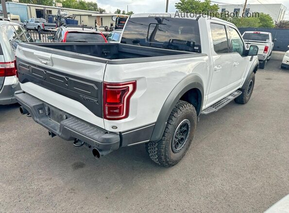 1FTFW1RG8JFD13214 2018 FORD F150 White Vista del cuadro de instrumentos