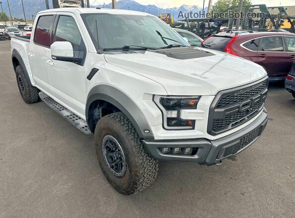 1FTFW1RG8JFD13214 2018 FORD F150 White Trasero izquierdo