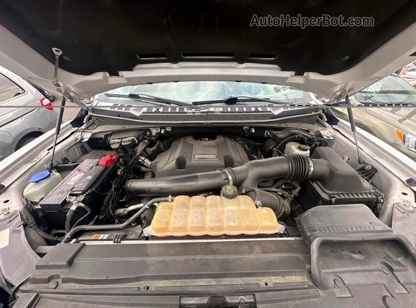 1FTFW1RG8JFD13214 2018 FORD F150 White Vista de la etiqueta del VIN