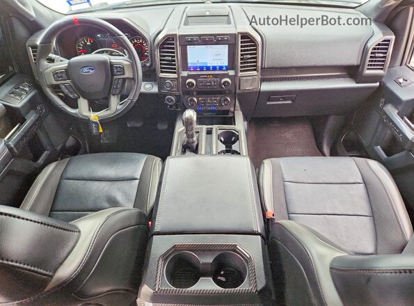 1FTFW1RG8LFB09547 2020 FORD F150 Белый Вид панели приборов