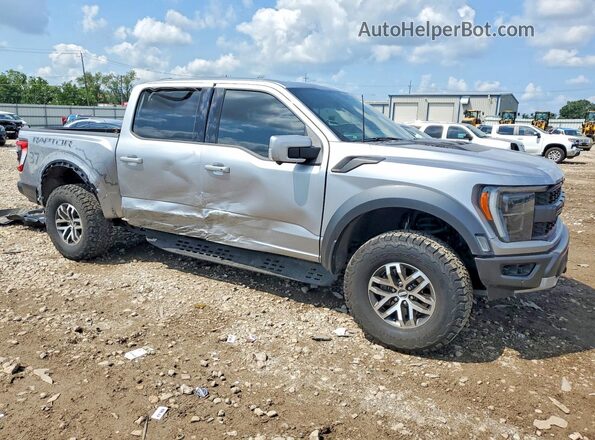 1FTFW1RG8NFB37738 2022 FORD F150 Серебряный Передняя правая четверть