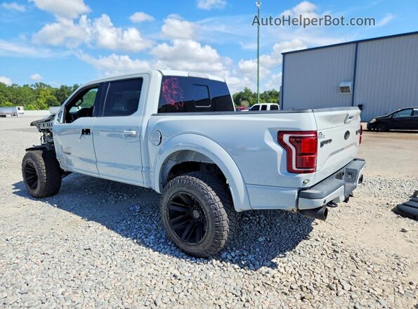 1FTFW1RG9HFC81402 2017 FORD F150 Gray Rear left