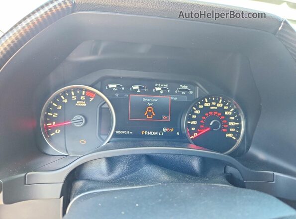 1FTFW1RG9HFC81402 2017 FORD F150 Gray Instrument cluster view