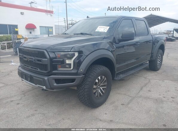 1FTFW1RG9KFA43931 2019 FORD F150 Black Առջևի ձախ երեք քառորդ տեսարան
