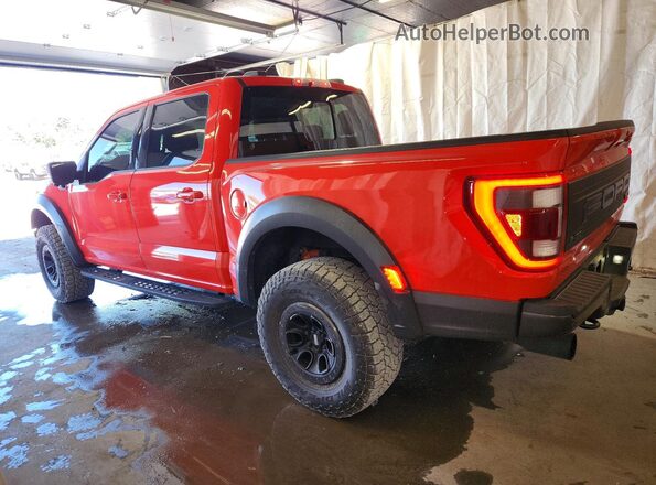 1FTFW1RG9NFA85004 2022 FORD F150 Orange Հետևի ձախ