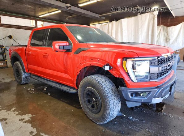 1FTFW1RG9NFA85004 2022 FORD F150 Orange Առջևի աջ