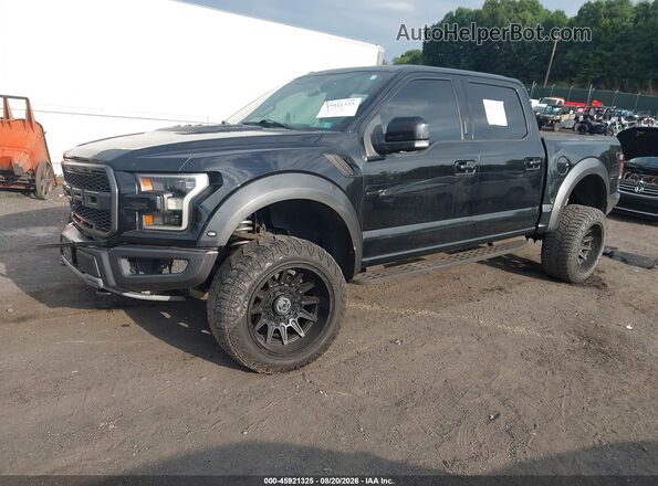 1FTFW1RGXHFA63047 2017 FORD F150 Черный Передняя левая четверть