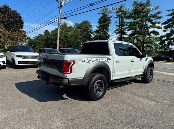 1FTFW1RGXHFA93956 2017 FORD F150 White Trasero derecho