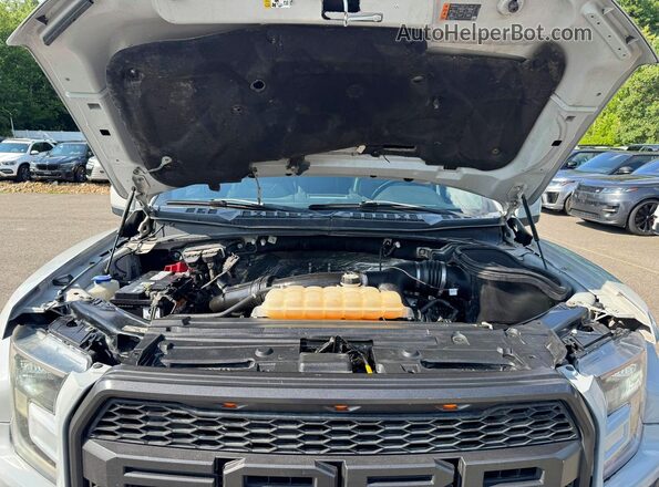 1FTFW1RGXHFA93956 2017 FORD F150 White Vista del salpicadero