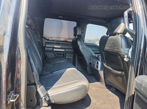 1FTFW1RGXLFA37816 2020 FORD F150 Black Հետևի նստատեղերի տեսք