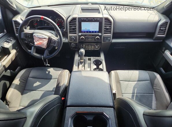 1FTFW1RGXLFA37816 2020 FORD F150 Black Առջևի վահանակի տեսք