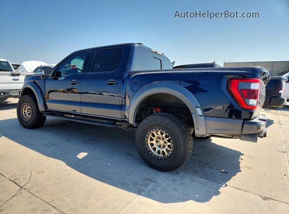 1FTFW1RGXNFA10117 2022 FORD F150 Blue Tył lewy