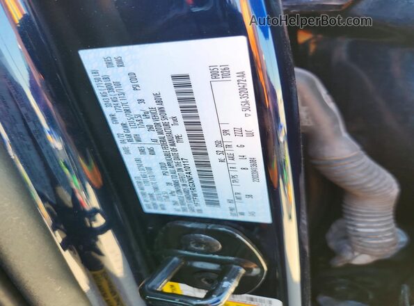 1FTFW1RGXNFA10117 2022 FORD F150 Blue Widok komory silnika
