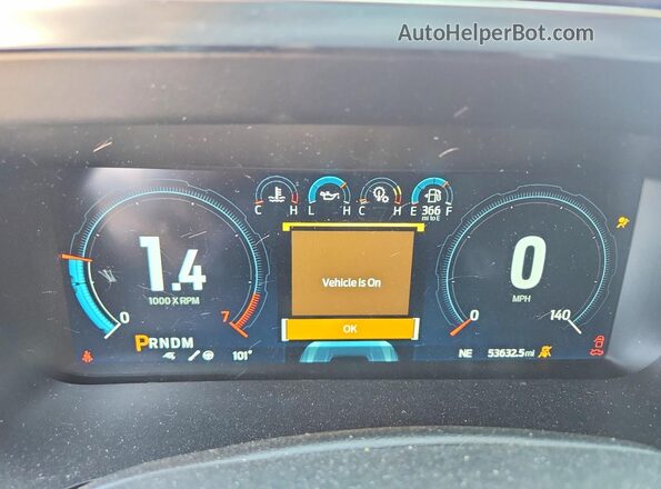 1FTFW1RGXNFA10117 2022 FORD F150 Blue Widok zestawu wskaźników