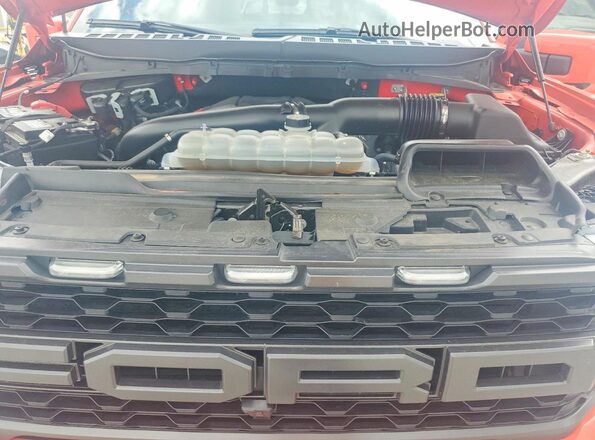 1FTFW1RGXPFB14044 2023 FORD F150 Red Vista interior trasera