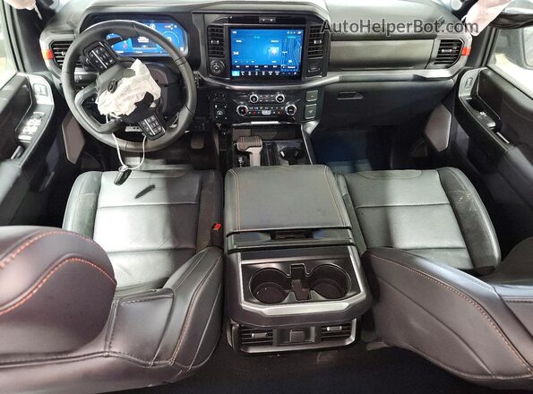 1FTFW1RGXSFC00270 2025 FORD F150 Gray წინა პანელის ხედი