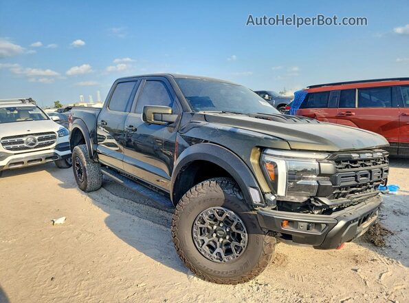 1FTFW1RJ9RFA68107 2024 FORD F150 Зеленый Передняя правая четверть