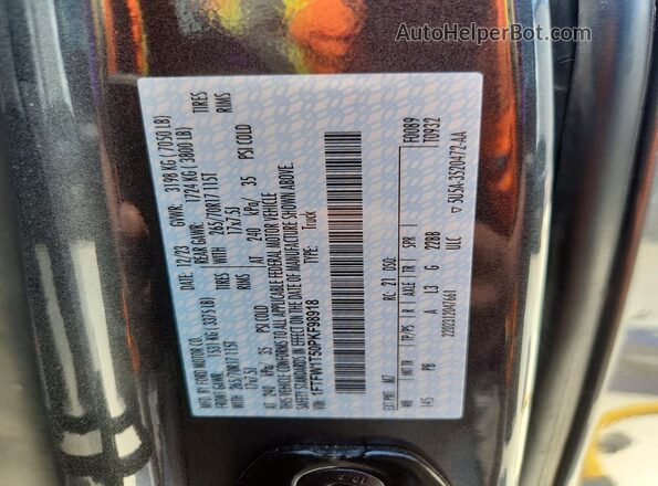 1FTFW1T50PKF98918 2023 FORD F150 Gray Вид підкапотного простору