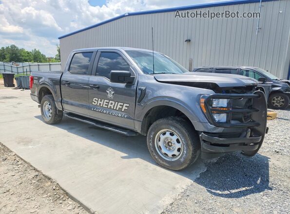 1FTFW1T50PKF98918 2023 FORD F150 Gray Передня права чверть