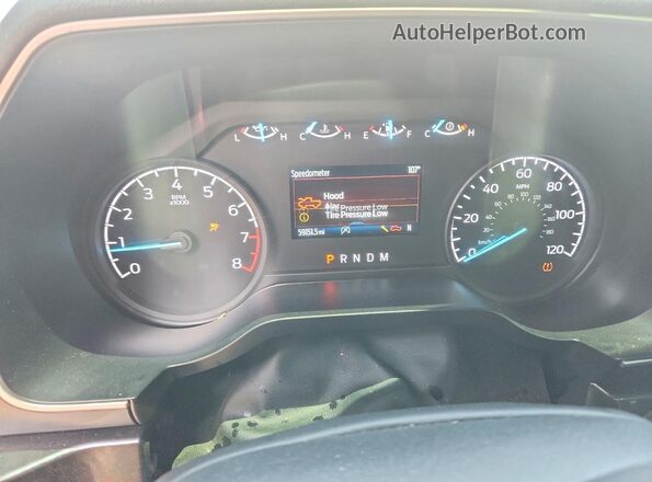1FTFW1T50PKF98918 2023 FORD F150 Gray Вид щитка приладів