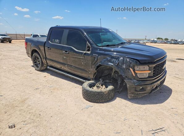 1FTFW2L53RKD38750 2024 FORD F150 Black Przód prawy